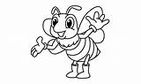 Cute Bee Coloring Pages sketch template