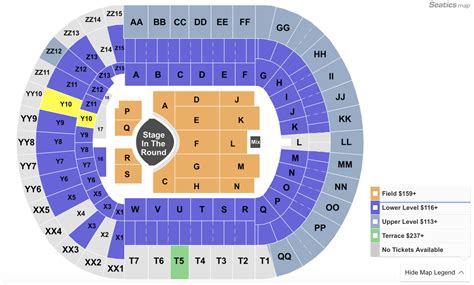 Neyland Stadium Seating Chart Garth Brooks