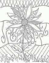 Printable Adult Doodle Coloring Pages sketch template