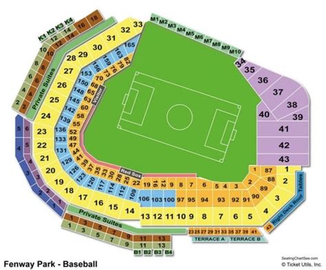 fenway park interactive seating chart di 2020