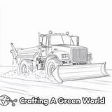 Snow Plow Truck Coloring Pages  Free & Printable sketch template
