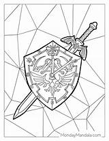 Sword Coloring Page sketch template