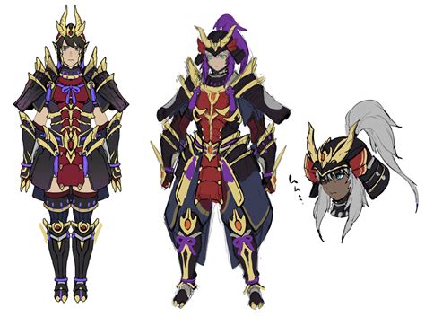 Magnamalo Armor Concept Art - Monster Hunter Rise: Sunbreak Art Gallery