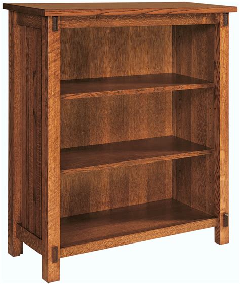 Rio Mission Bookcase | Amish Short Rio Mission Bookshelf