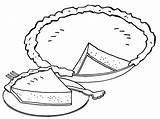 Pie Coloring Pages Printable sketch template