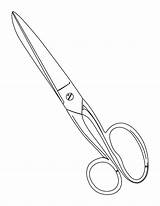Scissors coloring Page  Download Free For Kids sketch template