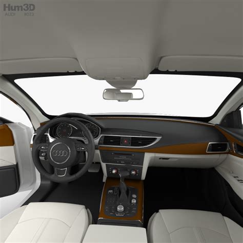 Audi A7 Sportback with HQ interior 2014 3D model - Vehicles on Hum3D