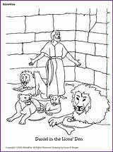 Coloring Daniel In The Lions Den  Kids Korner BibleWise sketch template