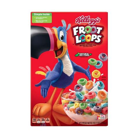 Froot Loops Breakfast Cereal - 10.1oz - Kellogg's | Cereal, Froot loops ...