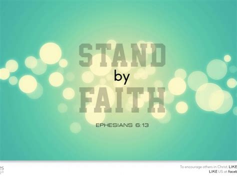 STAND BY FAITH