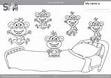 Monkey Coloring Page sketch template