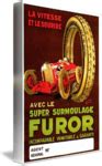 Furor Tires ~ Vintage Automobile Tire Advertisemen by Johnny Bismark