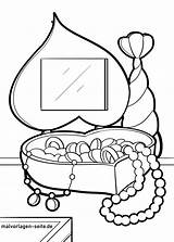 Jewelry Coloring Pages sketch template