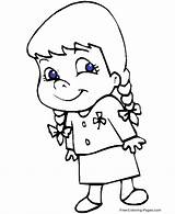 coloring Picture Of Girl 543056 sketch template