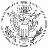 Great Seal Of The United States sketch template