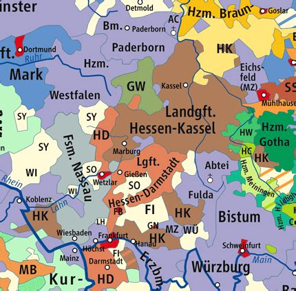 Hesse Kassel Map - Jaydan Spence