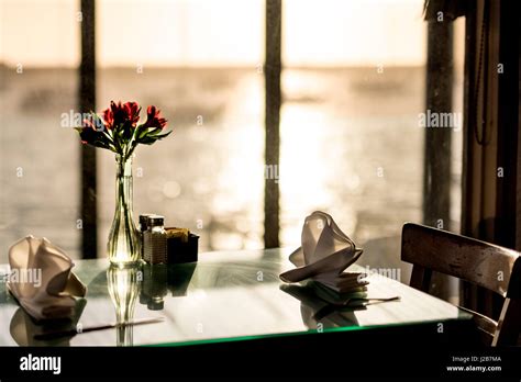 Dinner with a view Stock Photo - Alamy