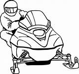 Ski Doo Snowmobile Coloring Pages sketch template