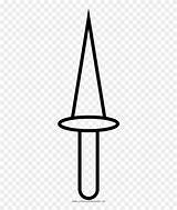 Dagger Coloring Page Clipart 4130819  PinClipart sketch template