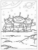 Printable Alien Coloring Pages sketch template