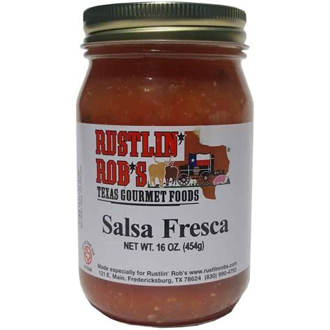 Salsa Fresca • Rustlin' Rob's Gourmet Texas Foods