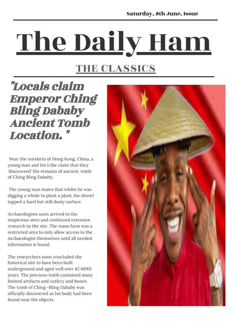 Ancient China Newspaper by Arham Huq - Flipsnack