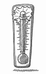 Hot Thermometer Coloring Page sketch template