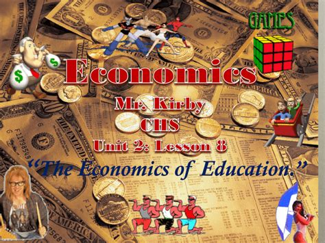 Lesson 8: Economics of Education