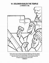 Solomon Build The Temple Coloring Pages sketch template