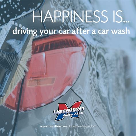 Happiness is driving your car after a car wash #wednesdaywisdom www ...