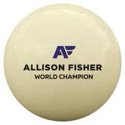 Signed & Personalized Allison Fisher Cue Ball – Allison Fisher Merchandise