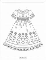 245  Fashion Dress Coloring Pages For Kids & Adults Free Printable PDFs sketch template