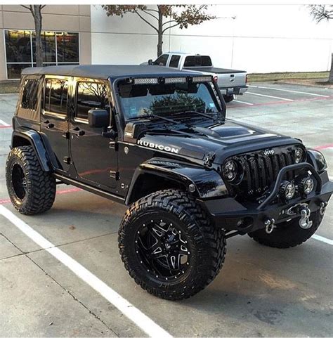 BLACK RUBICON GREAT WHEELS! MODIFIED TO VEAUTY! | Black jeep wrangler, Jeep wrangler unlimited ...