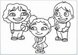 Friends Playing Coloring Page Pages sketch template