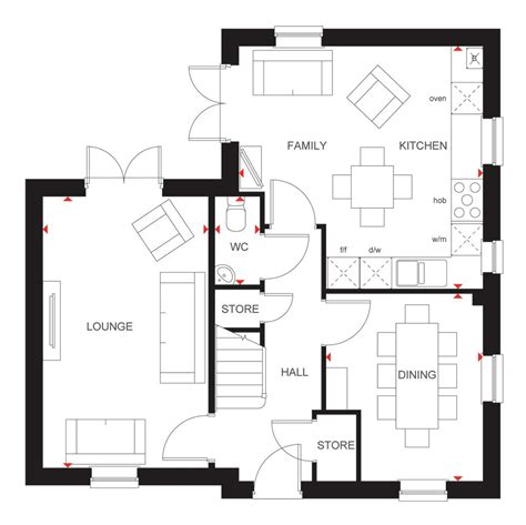 Barratt Homes Alderney Floor Plan - floorplans.click