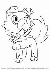 Rockruff Coloring Page By Bellatrixiewhite Pokemon Pages  sketch template