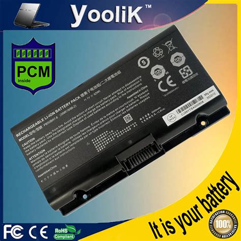 Valenx PB50BAT 6 laptop battery For Sager NP8371 NP8356 NP8454 NP8377 ...