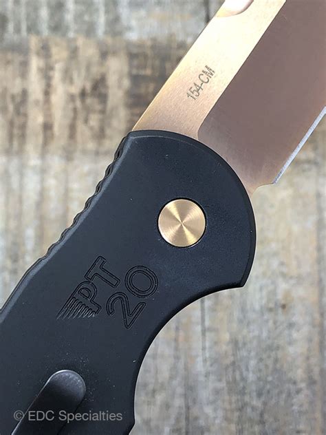 Protech Knives TR-3 Elite 20th Anniversary Rose Gold Auto - EDC ...