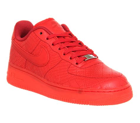 Nike Air Force 1 Tokyo Leather Sneakers in Red - Lyst