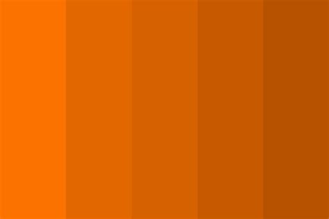 Orange - Bronze Color Palette