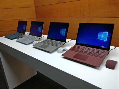 Core i7 Surface Laptop now up for preorder in burgundy, cobalt blue ...