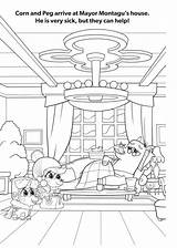 Corn And Peg 4 Coloring Page  Free Printable Pages For Kids sketch template