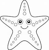 Simple Starfish Coloring Page For Kids  Cute And Easy 46027873 Vector sketch template