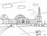 Los Angeles Coloring Pages sketch template