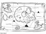 Treasure Map 16 coloring page sketch template