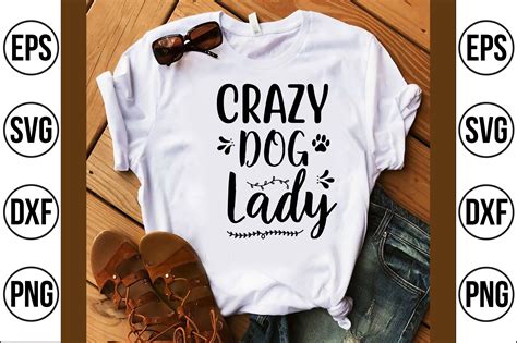 Crazy Dog Lady Graphic by Wallacebd 236 · Creative Fabrica