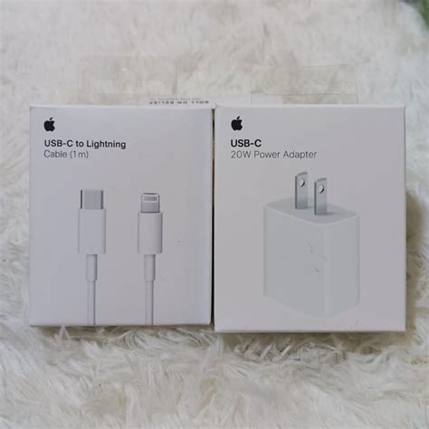 ORIGINAL Apple 20W with usb c lightning cable ready stocks for iphone ipad charger, Mobile ...