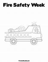 Fire Prevention Week Coloring Pages  Home sketch template