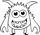 Happy Monster coloring Page  Free Printable Coloring Pages sketch template