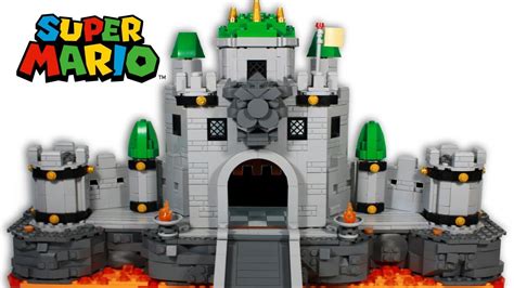 LEGO Bowser's Castle MOC! From New Super Mario Bros Wii! - YouTube